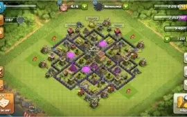 Conta Clash Of Clans Cv 8 SemiFull