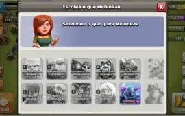 Conta Clash Of Clans Cv 8 SemiFull