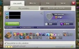 Conta Clash Of Clans Cv 8 SemiFull