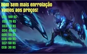 Contas de League of Legends muitas skins pelo menor preço