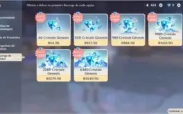 Conta Genshin - AR 55 - 4 Personagens 5* - 50 Invoc. e mais!