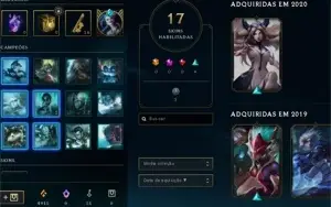 League of Legends Conta Nível 129 - Quase todos Champ
