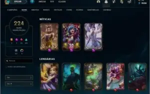 Vendo conta de League of Legends