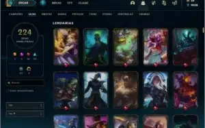 Vendo conta de League of Legends