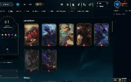 Conta Ouro 2 com 61 Skins LOL + Diamante 2 WR 42 Skins