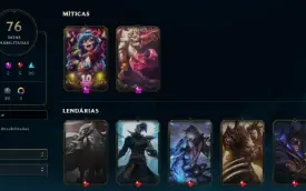 Full Acesso - LVL 368 - Todos Champions - 76 Skins
