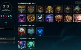 Conta Lol Grão-Mestre Handlvl Season 2 72,1% de WR