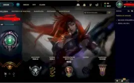 conta lol com 101 skins