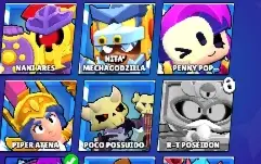 Conta com 74 Brawlers