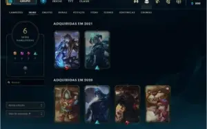 conta d1 lol