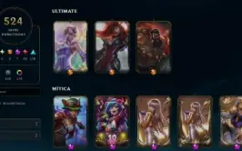 Level 728 | 524 Skins | Mono Miss Fortune 1.6Kk Maestria |