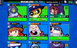 Conta Brawl Stars 13k de trofeus