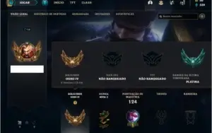 Conta ouro 4 com 17 Skins e 48 Champs