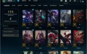 Conta ouro 4 com 17 Skins e 48 Champs