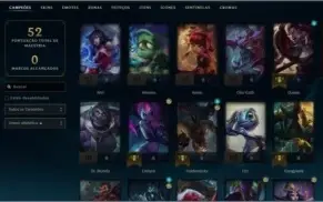 Conta lol platina 4
