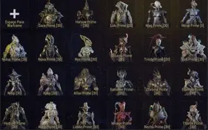 Warframe - Mr 24, Dojo Full, Escolas Tenno, Rivens Raros
