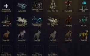 Warframe - Mr 24, Dojo Full, Escolas Tenno, Rivens Raros