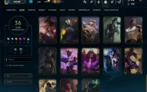 Esmeralda 2 com 85 Champs e 36 Skins +1 Prestigio