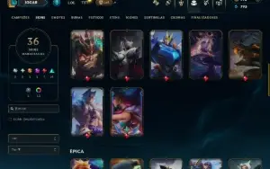 Esmeralda 2 com 85 Champs e 36 Skins +1 Prestigio