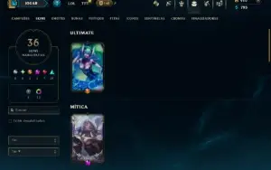 Esmeralda 2 com 85 Champs e 36 Skins +1 Prestigio