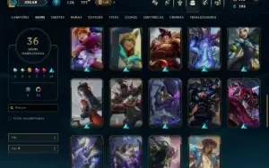 Esmeralda 2 com 85 Champs e 36 Skins +1 Prestigio