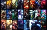 Conta Level 215 Platina 5 Todos Campeões, 56 skins