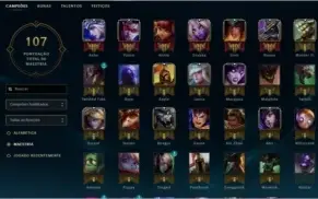 Conta LOL Level 30