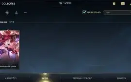 DIAMANTE IV + 16 SKINS + 38 CAMPEÕES + 515 WILD CORES