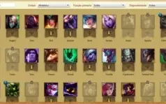 CONTA LEAGUE OF LEGENDS DIAMANTE 5 55K DE RP