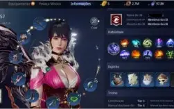 Conta Mir4 lvl 63 67k de power 26% de mineração