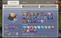 Conta Clash Of Clans CV11 FULL Com Skins e 6 construtores