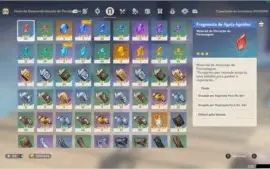 Conta Genshin Impact PC/PS4 - AR 57/150k - 10 Personagens