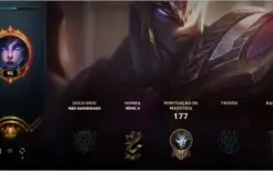 CONTA LEAGUE OF LEGENDS