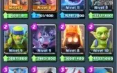 Conta clash royale desafiante II xp12 Record 4868 trofeus