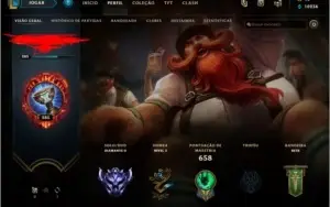 Vendo conta League of Legends Diamante 2