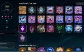 Conta de lol lvl 184