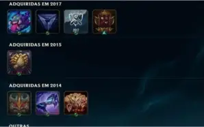 Conta de lol lvl 184