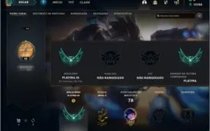 CONTA PLATINA III 81% WINRATE UPADA A MÃO COM SKINS BOAS