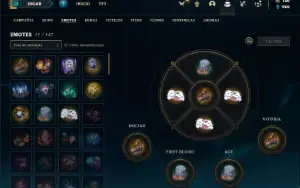 Conta ouro 4 com 28 Champs e 14 Skins
