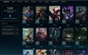 Conta League of Legends | LvL 266 | 46 Skins