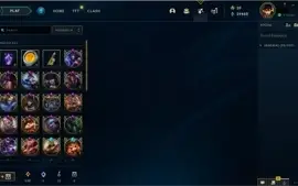 CONTA LOL COM 72 SKINS LEVEL 270 29K ESSENCIA