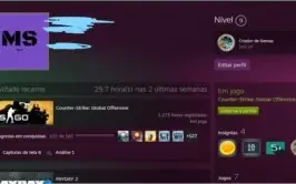 CONTA DE CSGO RARA 4 MEDALHAS ANTIGAS