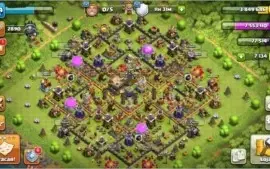 3 contas clash of clans cv11, cv 10, cv9 +conta royale