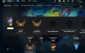 Conta ouro 1 com 38 Champs e 28 Skins