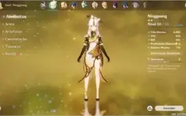 Conta genshin com Qiqi + 8 personagens +4