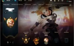 Conta LOL Ouro IV
