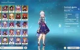 CONTA AR 59/ 10 PERSO 5★ AYAKA C1, RAIDEN C1 DILUC C3/ 25 T4