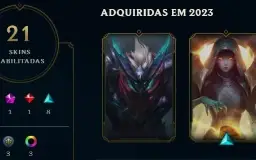 Conta para top laners!!! Platina 2, nivel 44