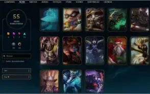 Conta de Lol Gold 4