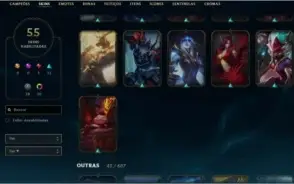 Conta de Lol Gold 4